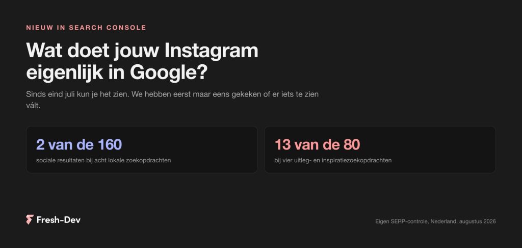 Samenvatting van de SERP-controle